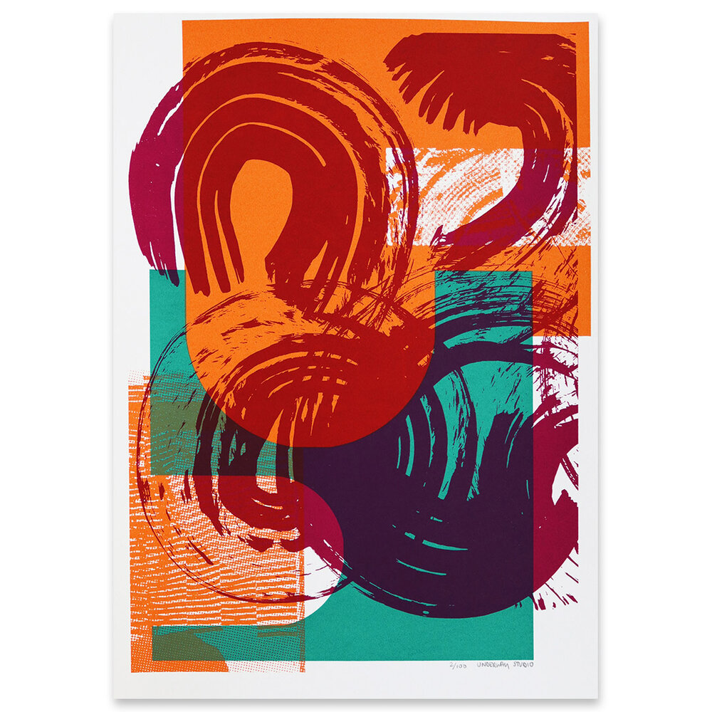 Abstract Forms' limited screen print by Studio — Underway Studio