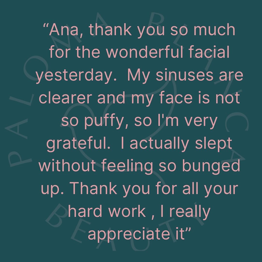 Feedback Friday! 

This lovely client came to me after suffering with a terrible cold, she had been left with inflamed sinuses, feeling &lsquo;puffy&rsquo;, drained and low. After a brief chat we decided that the objective of this treatment was not t