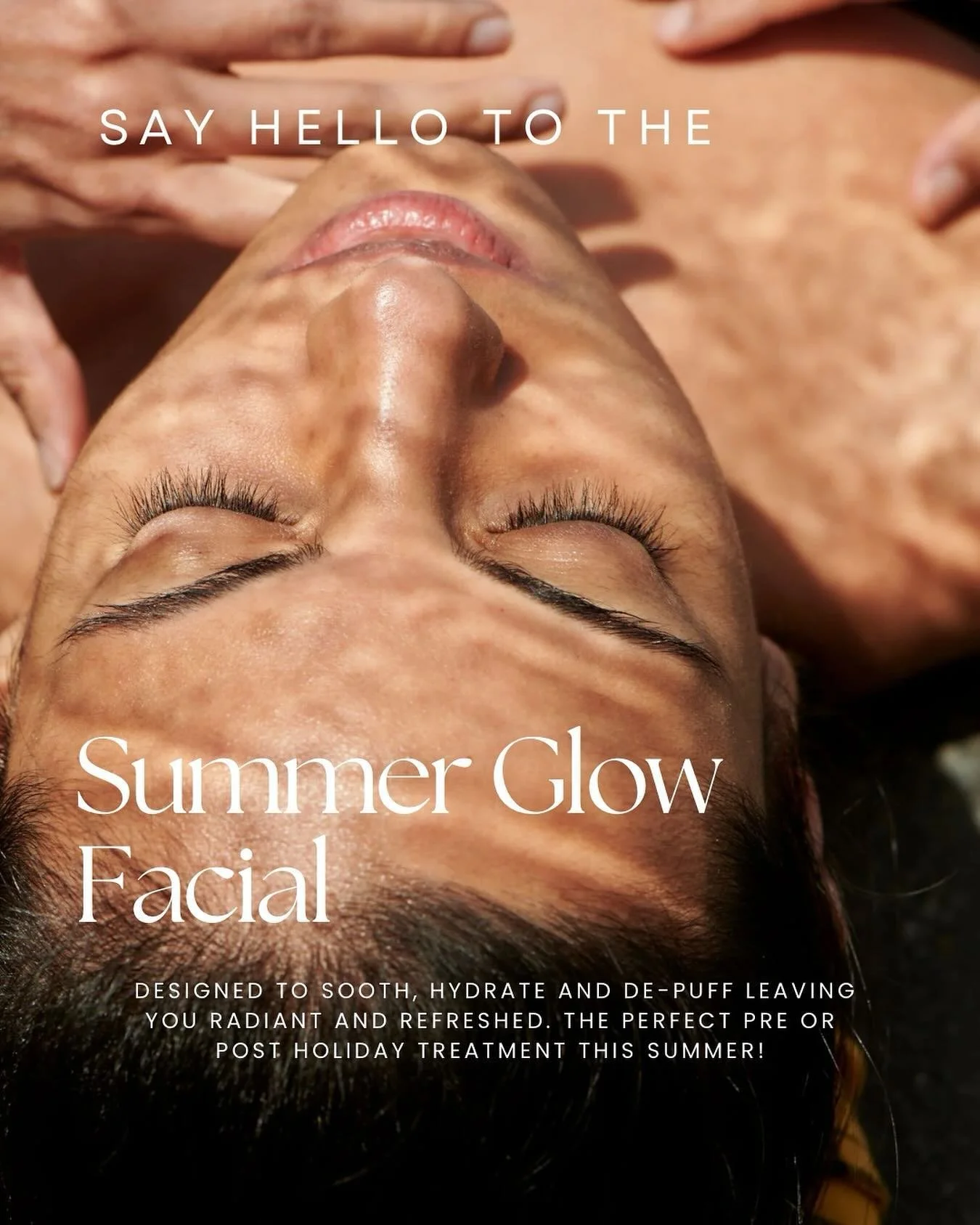 Get Ready to Shine this Summer with an exclusive Facial!

This summer, treat your skin to the ultimate glow-up with The Summer Glow Facial. Designed to soothe, hydrate, and de-puff, this luxurious treatment will leave you looking radiant and refreshe