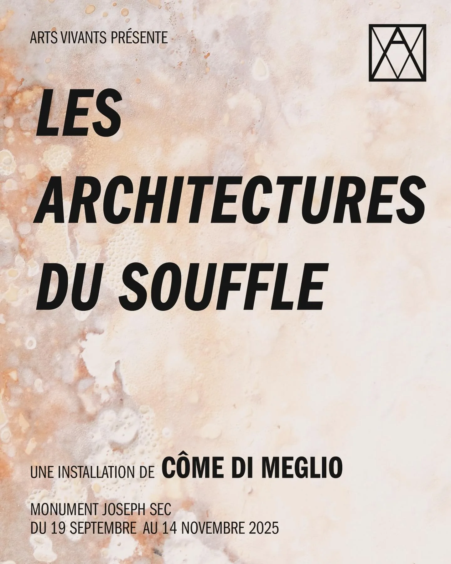 Venez découvrir Les Architectures du souffle, une installation de @come_dimeglio du 19 septembre au 14 novembre 2025
L’artiste y déploie une œuvre à la fois monumentale et délicate, où le geste humain s