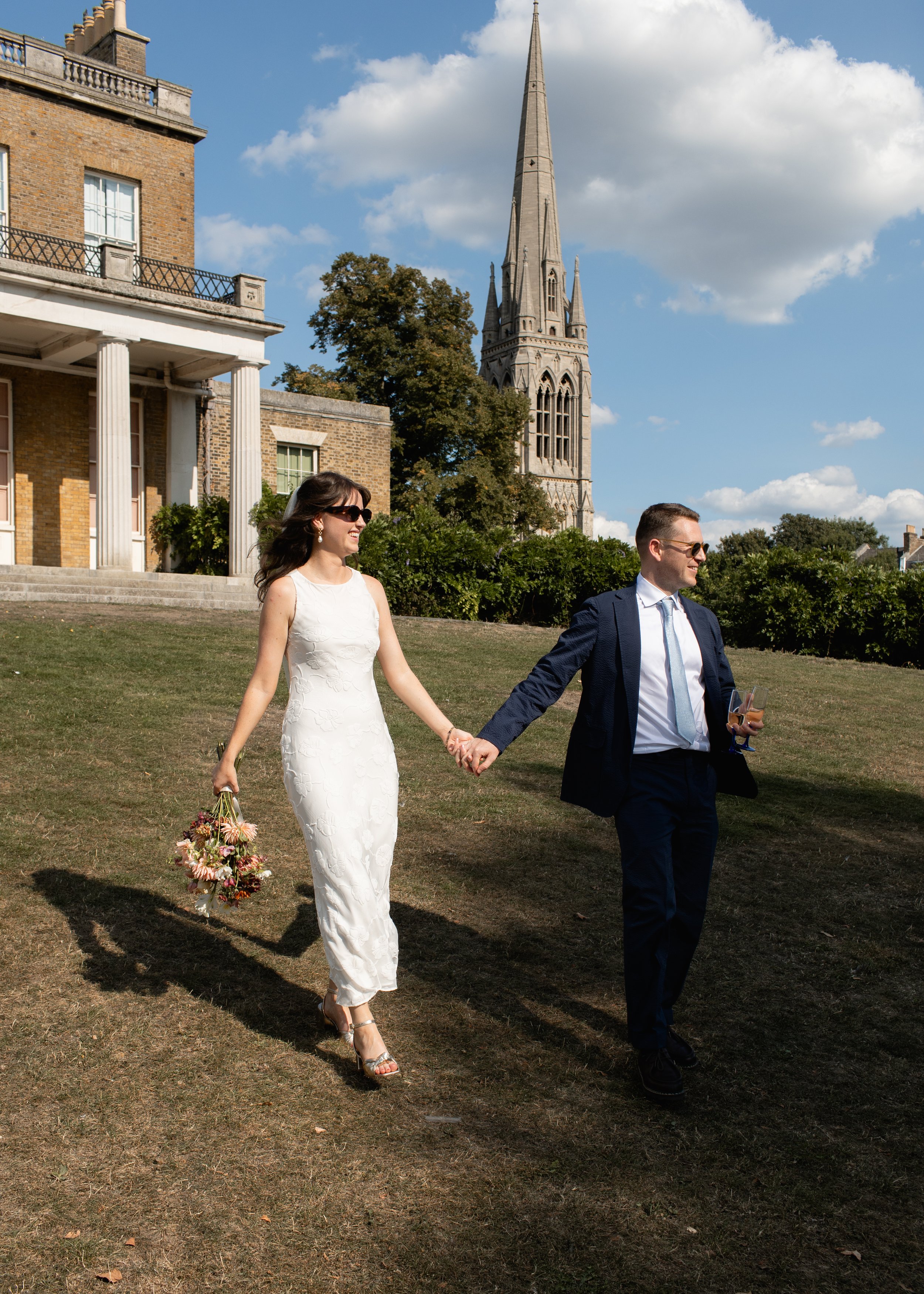 A Summer Wedding at Clissold House, Stoke Newington