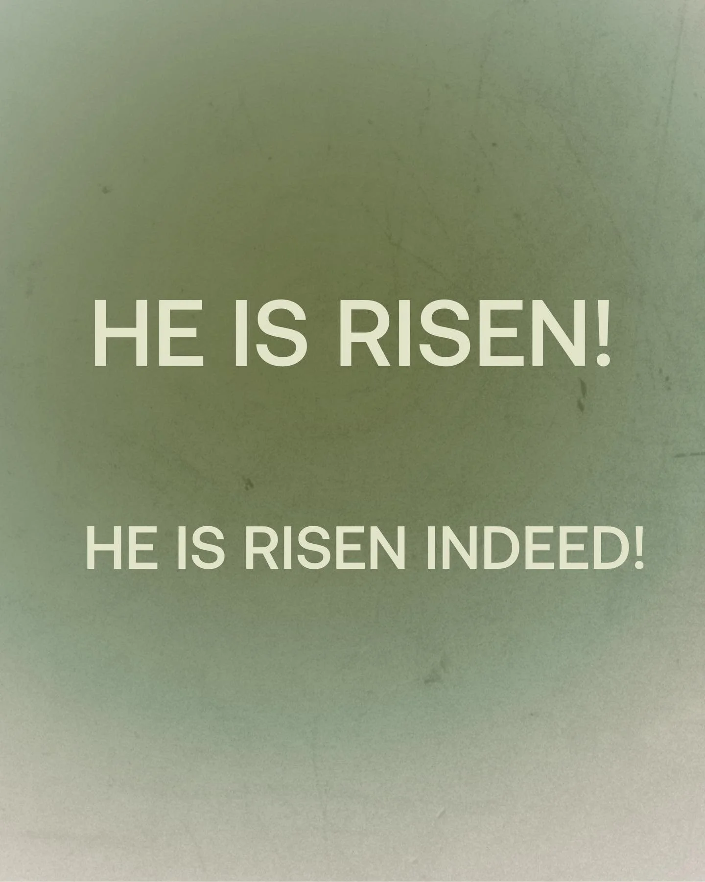 Happy Easter Sunday fam! 
He is risen! He is risen indeed!