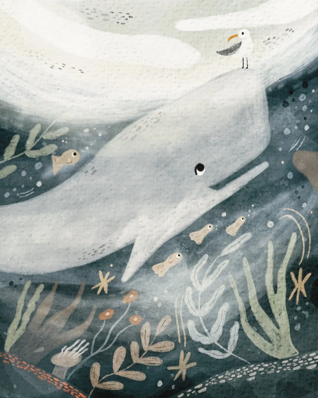 Whale and Friend Maiden Moose
