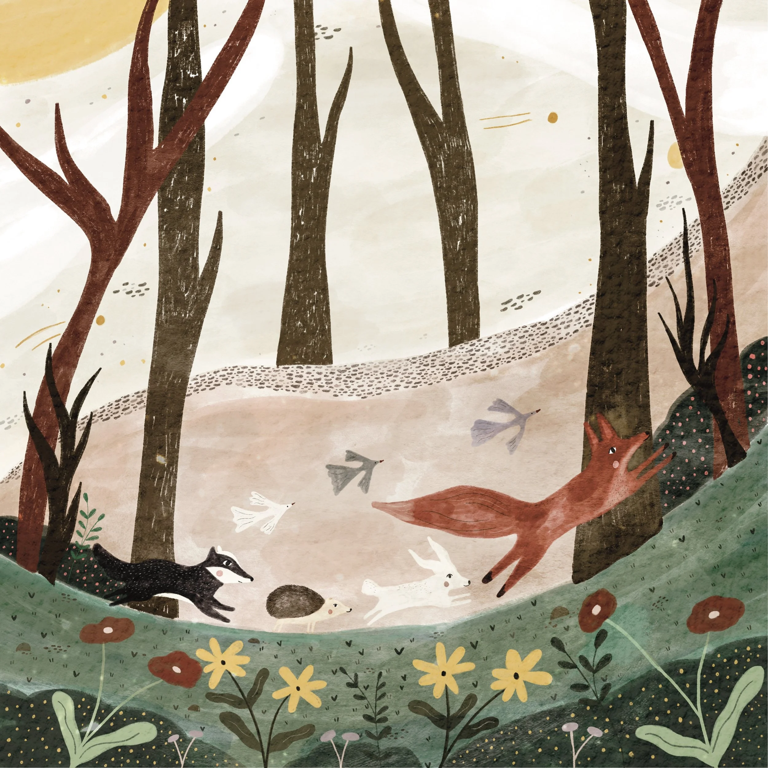 Forest Creatures Maiden Moose
