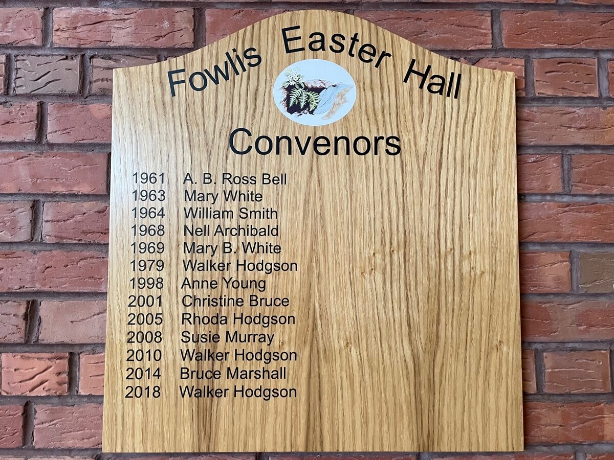 Fowlis Easter Hall Committee