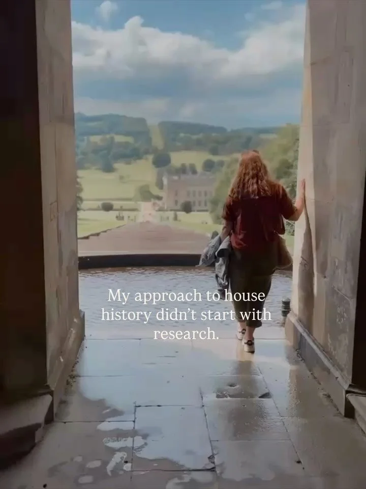 My route into house history began in historic building conservation, which helped me learn how to look closely, respect what remains, and make decisions with careful judgement. 

That standard now shapes how we approach every House Story. The result 