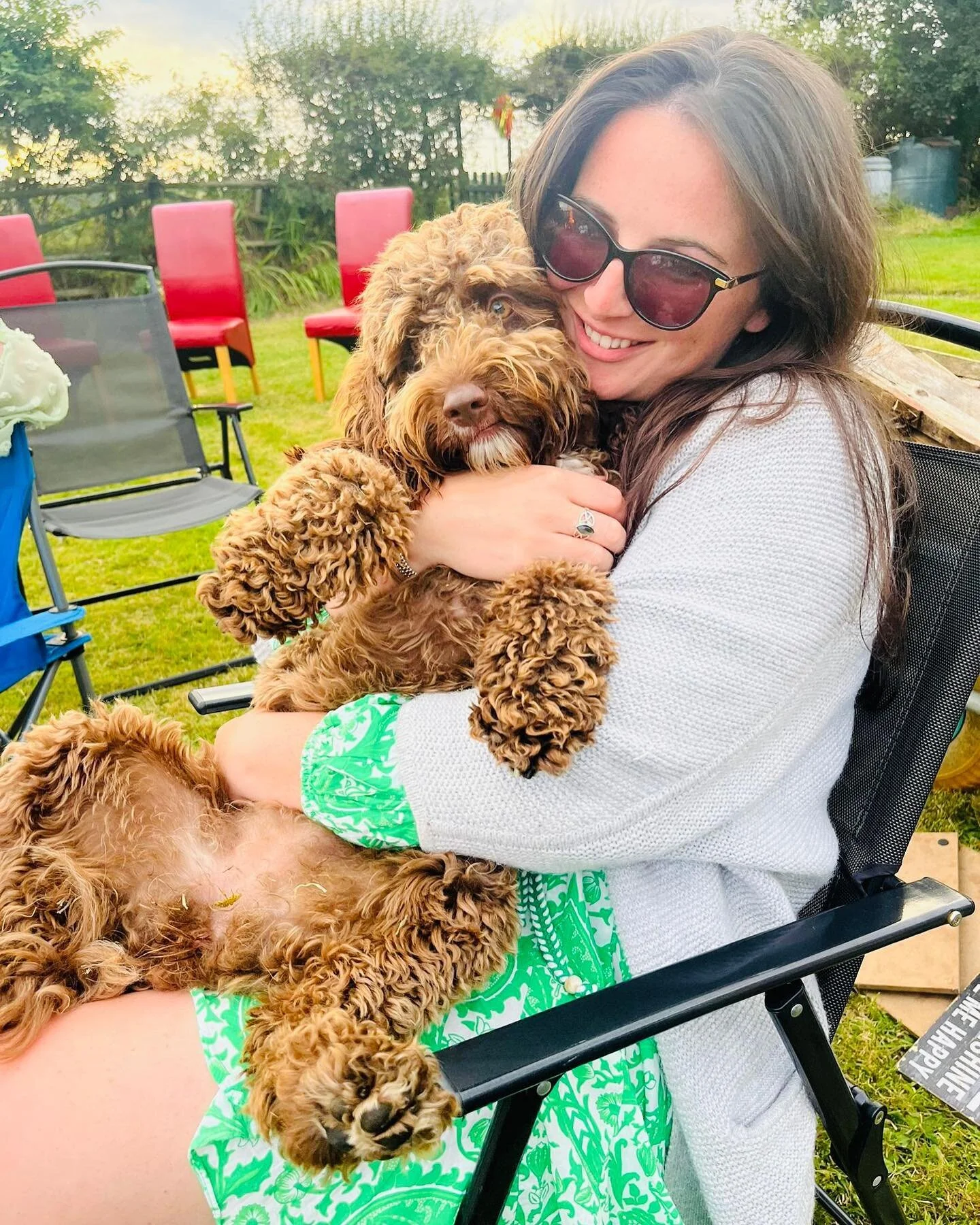 Contrary to her surprised eyes I promise you Luna loves these cuddles 😅

Do you believe in visualisation? Vision boards? Or Manifesting? Maybe you find these things too &ldquo;woo woo&rdquo; but I&rsquo;ll tell you a story&hellip; 

When I moved too