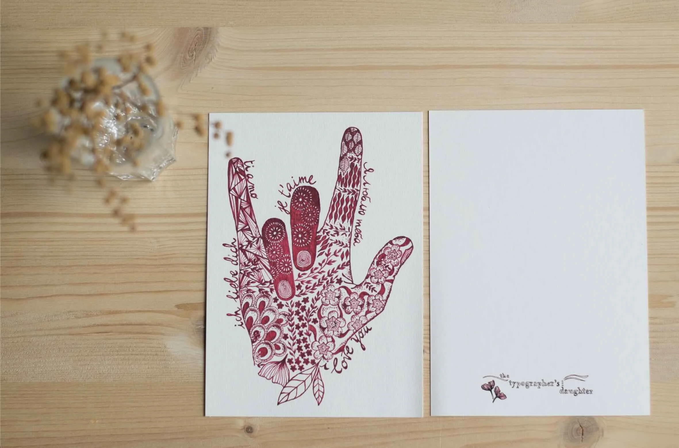 "I Love you"  Sign Language, 2018