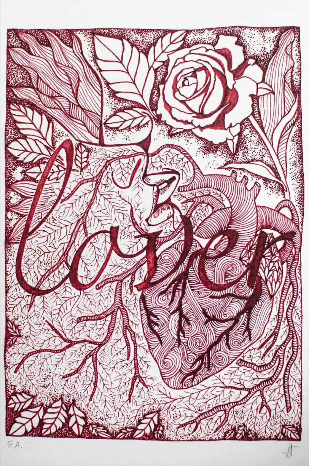 Lover_Fountain Pen Drawing_Artwork_Laura Teodori Artist_Cuore Animale.jpg