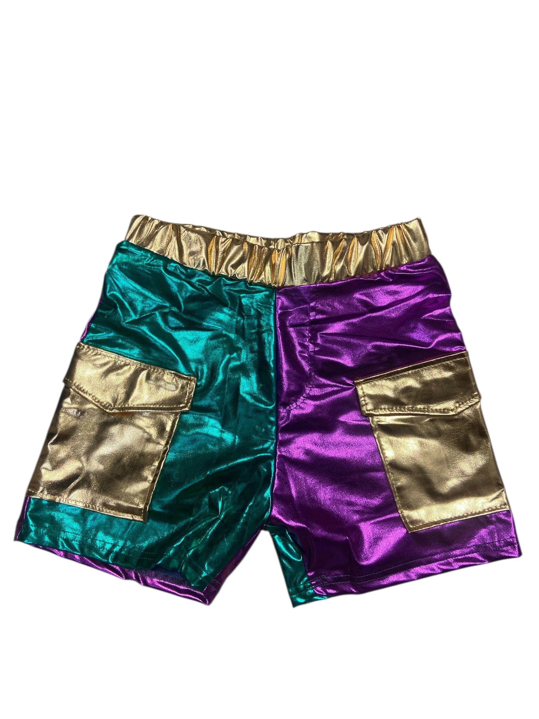 MG Metallic Color Block Cargo