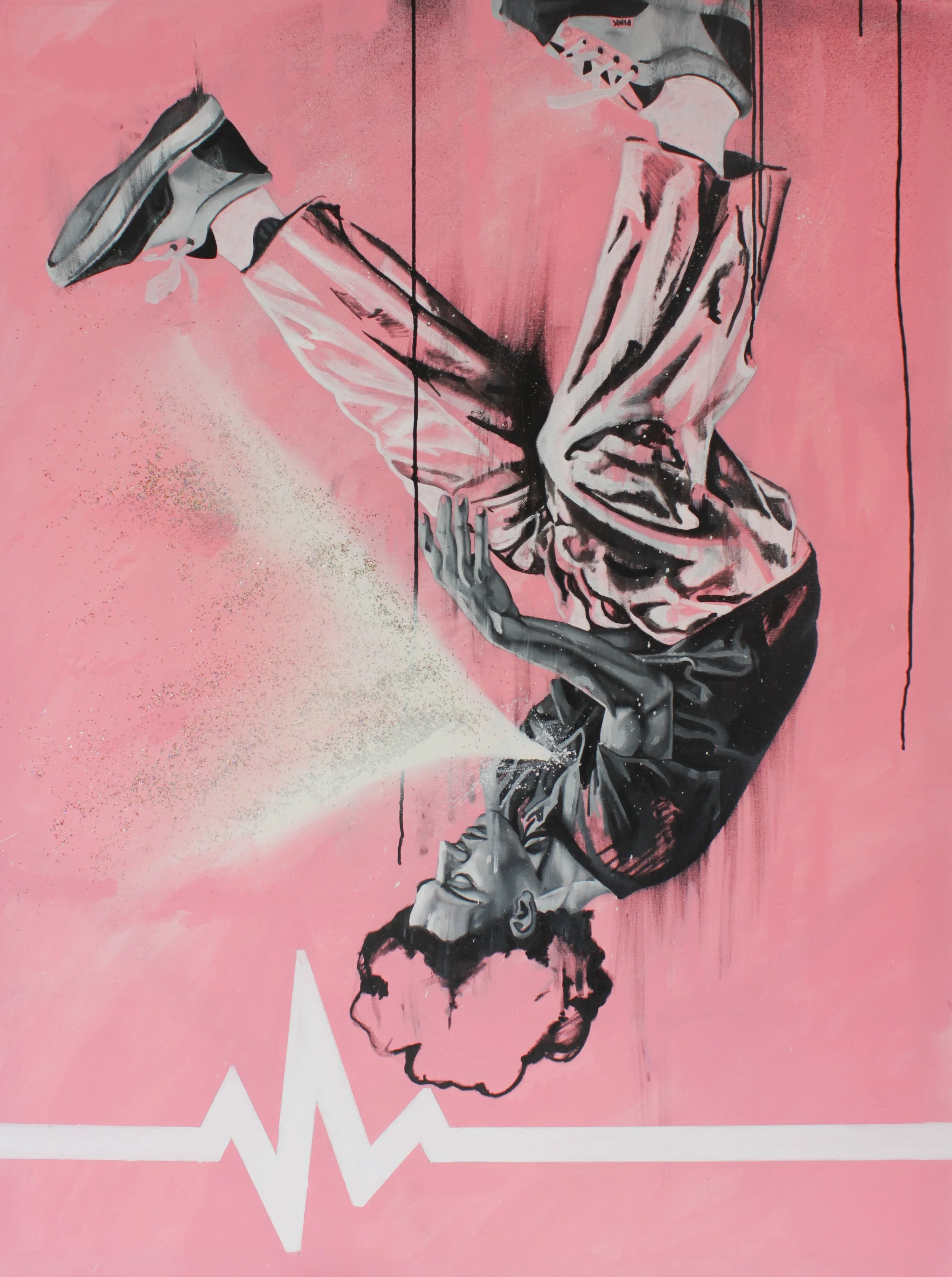 "Falling in Pink Skies" C.2024 🔴