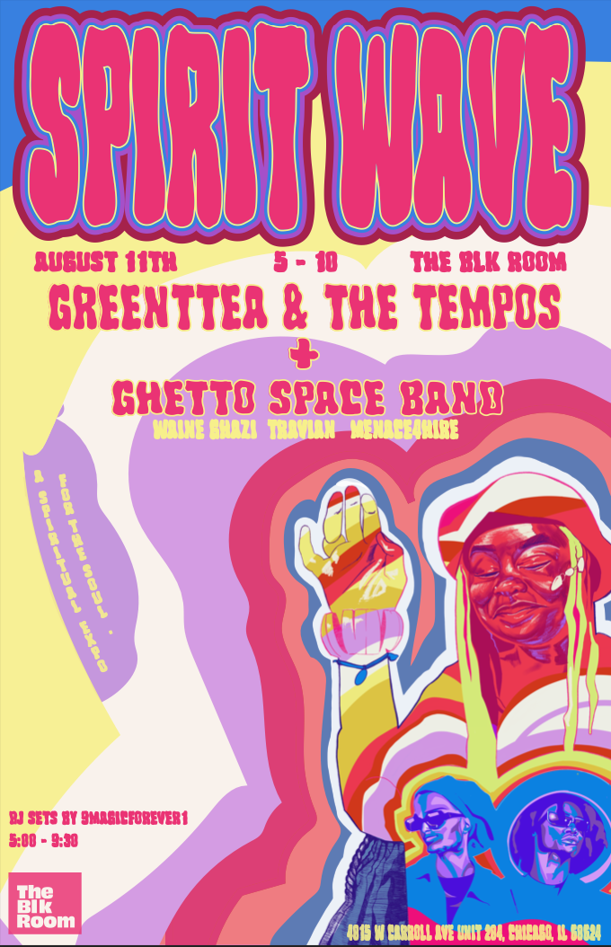 Spirit Wave Poster -  BLK ROOM Event