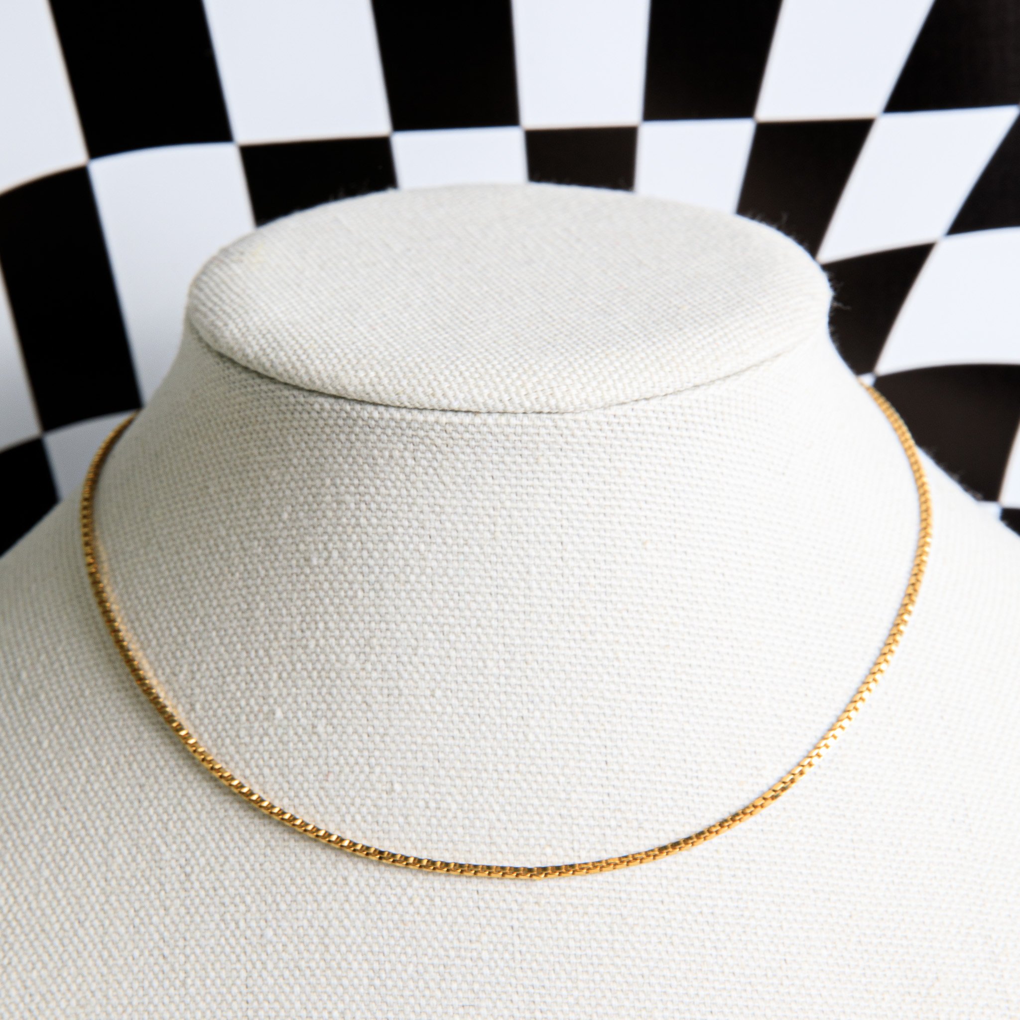1980s Monet Gold Plated Chunky Chain Necklace – Vintage Amara