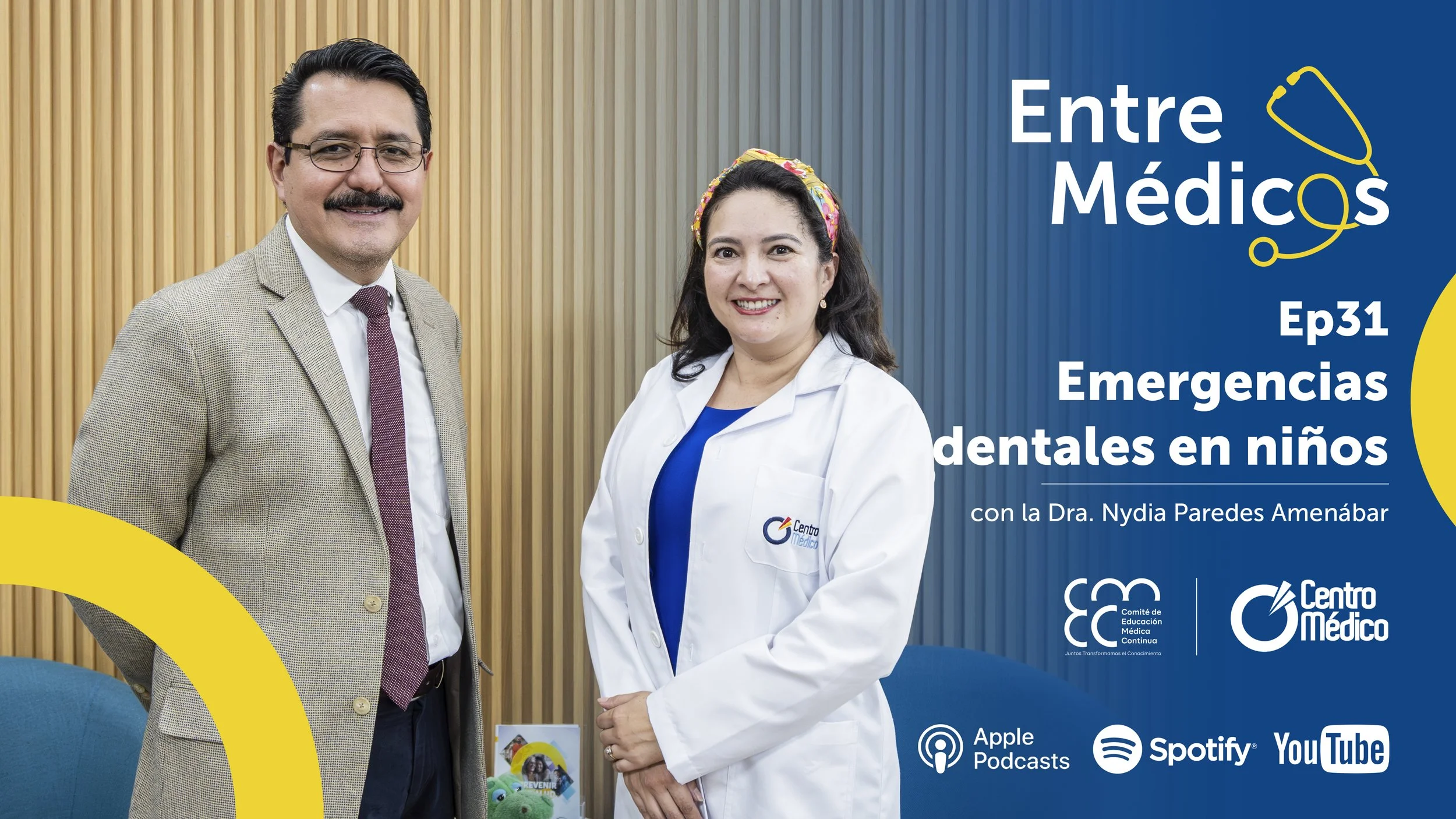 Entre Médicos - Emergencias Dentales en Niños con la Dra Nydia Paredes Amenábar