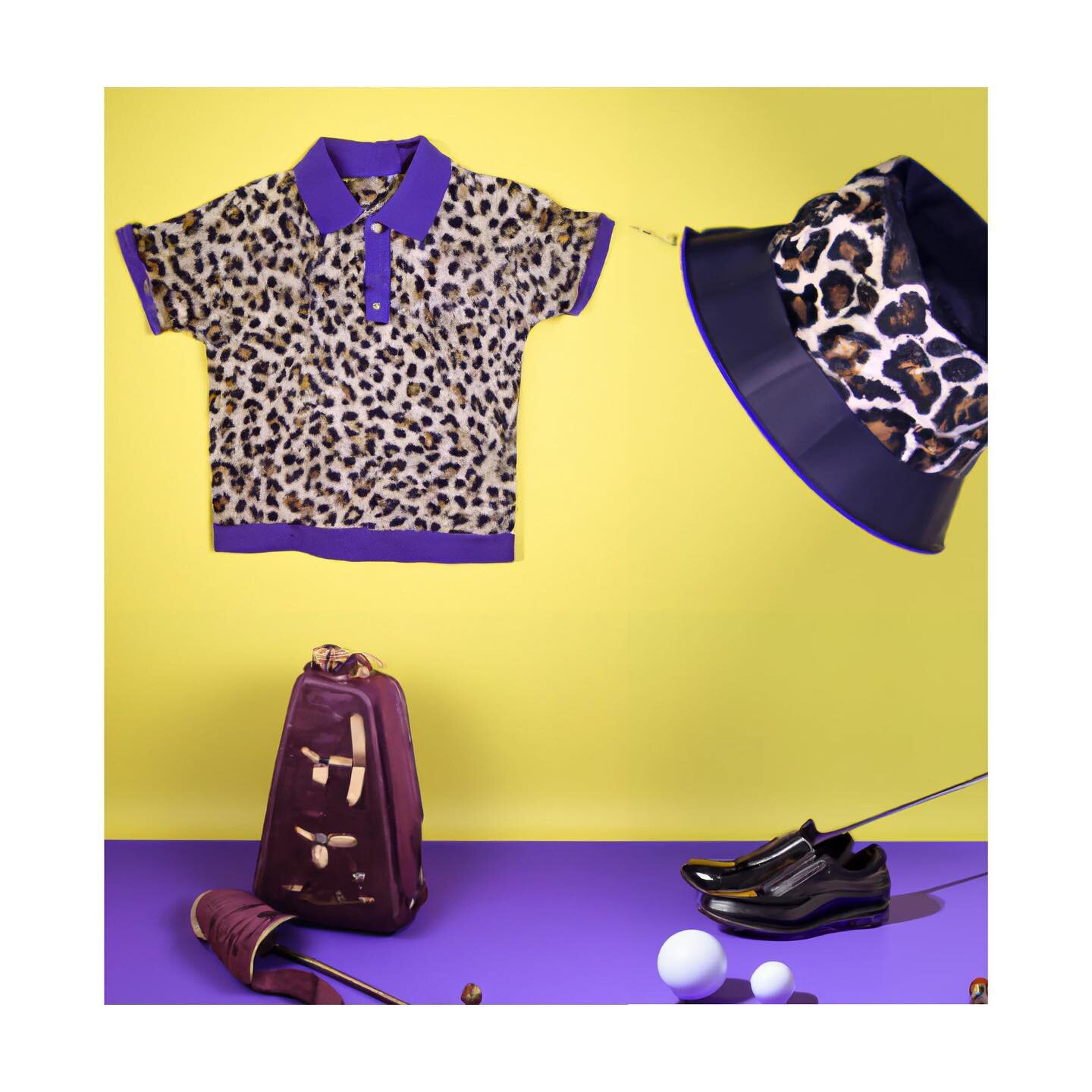 GOLF FAST capsule by CAVY 🐆 ⛳️ 

AI generated fashion capsule