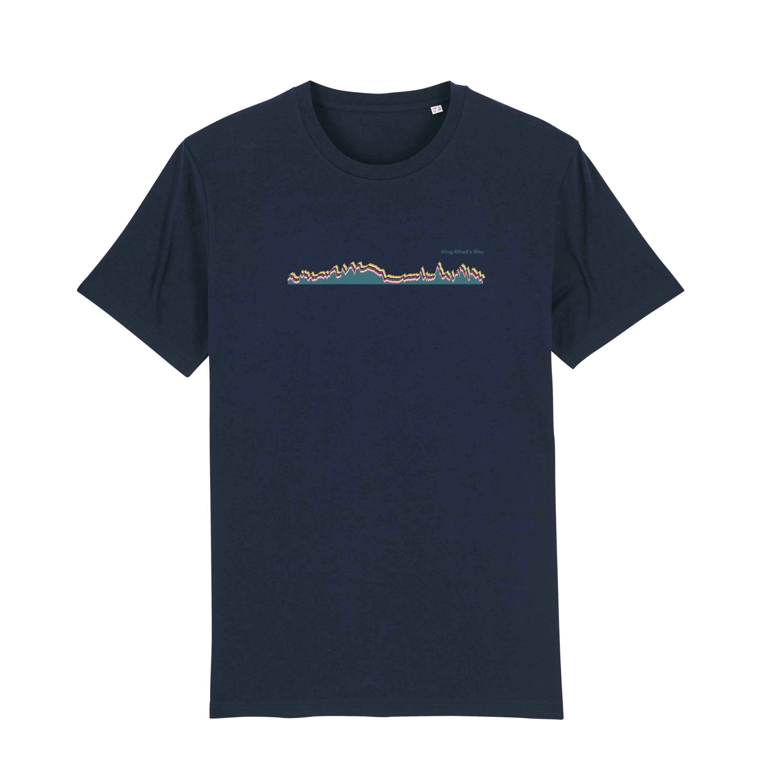 King Alfred's Way Men's T-Shirt French Navy Blue