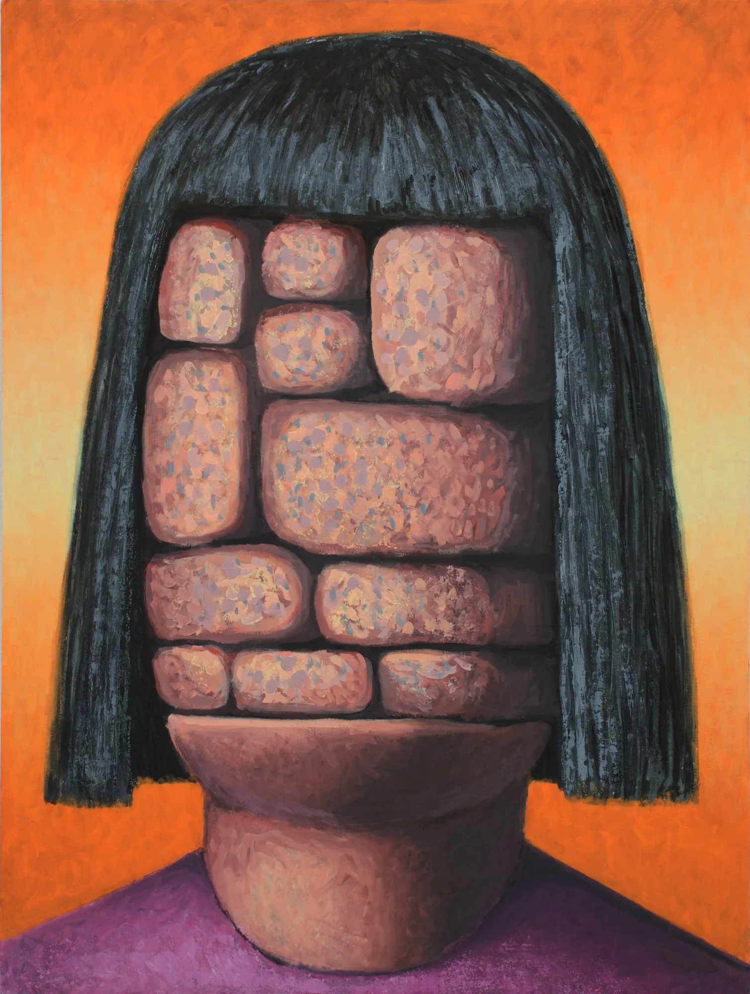 "Tower", 30"x40", Oil on Panel, 2023, $2100