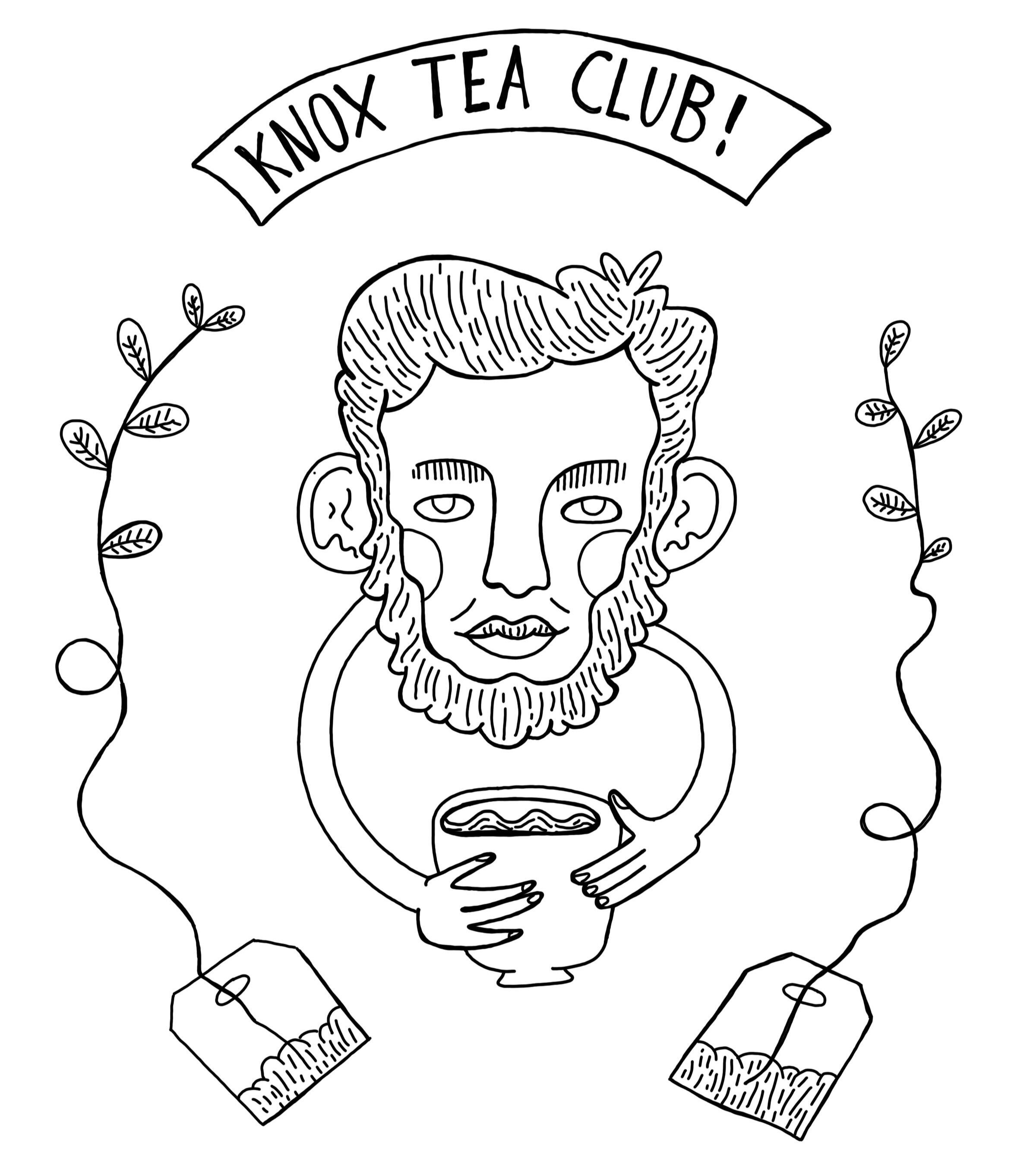 Tea Club Logo designed by Phelix Venter-Sefic. (Logo Courtesy of Isaac Hughes)