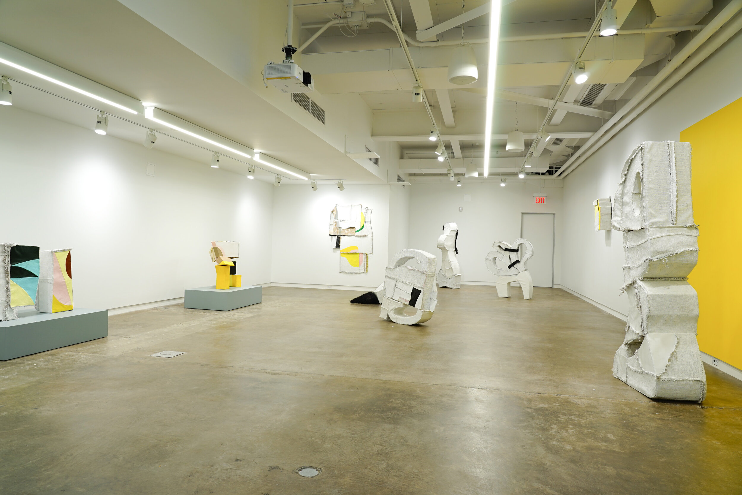 A look inside the Borzello Gallery during Monica Rezman’s exhibit “Shapes of a Premonition”  (Courtesy of Mark Holmes)