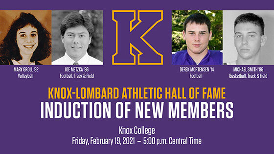 The four new members of the Lombard Hall of Fame. (Courtesy of the Office of Communications)