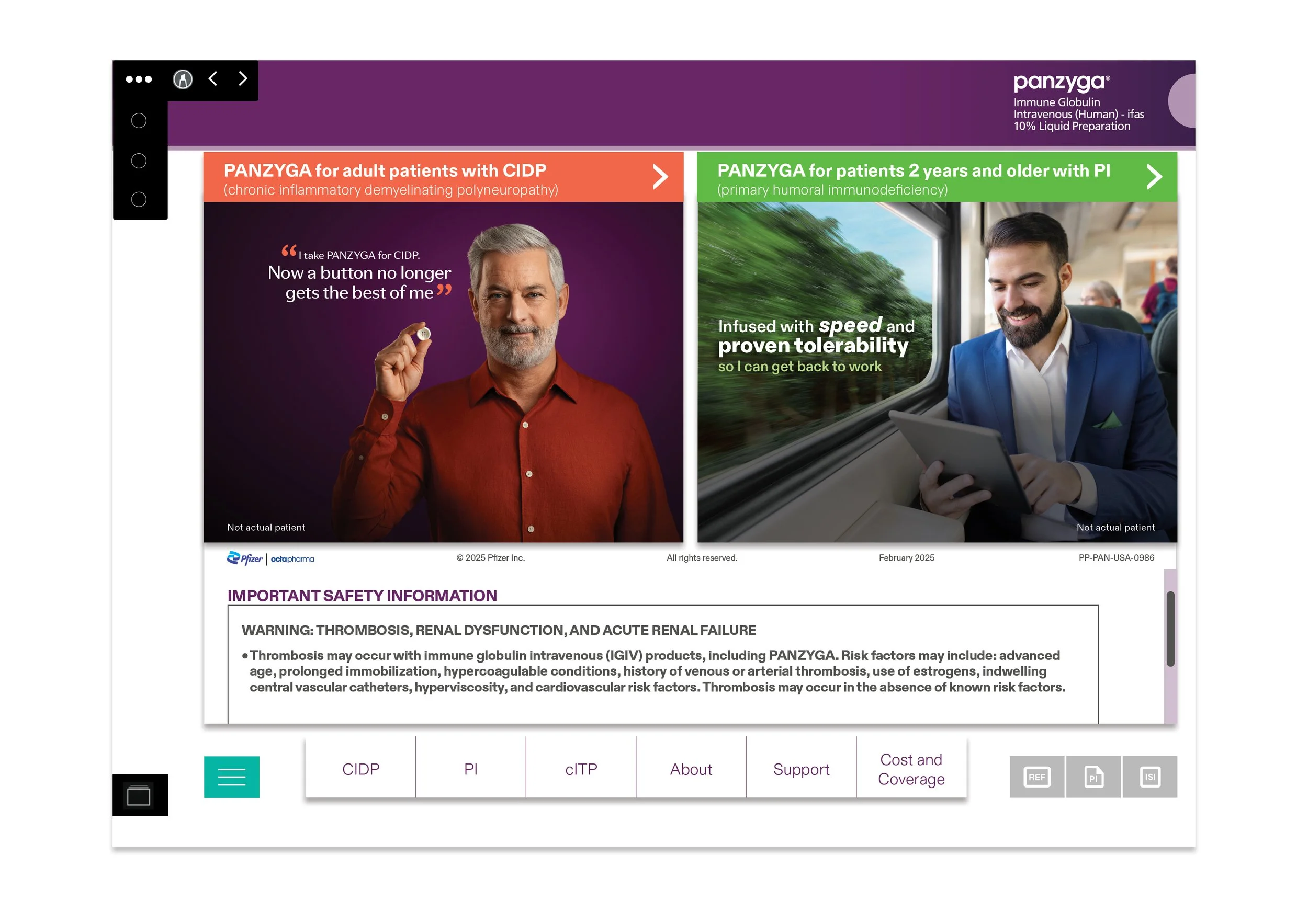 PANZYGA Digital Sales Piece