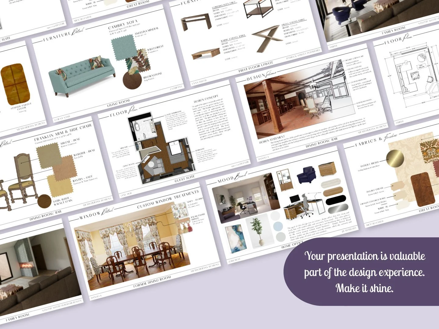 You absolutely can create every part of your design presentation yourself. But as an independent designer, you don&rsquo;t necessarily have to. Sometimes the right support behind the scenes gives you more room to focus on what you do best.

#Interior