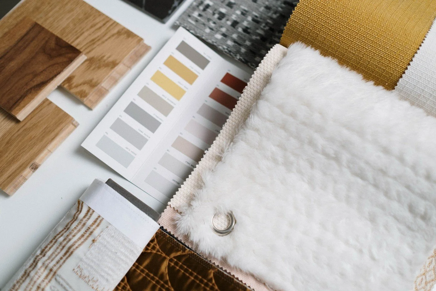 Digital presentations are an important part of communicating your vision&mdash;but there&rsquo;s still something special about being able to see, touch, and feel the actual materials. Fabric, tile, stone, wood, and other finishes bring the design int