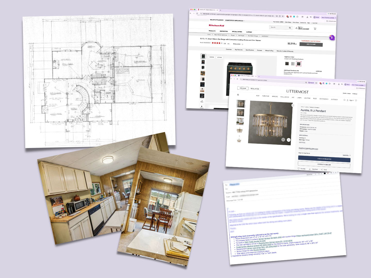Files types shared with Virtual Design Assistant when prepping for a Design Project