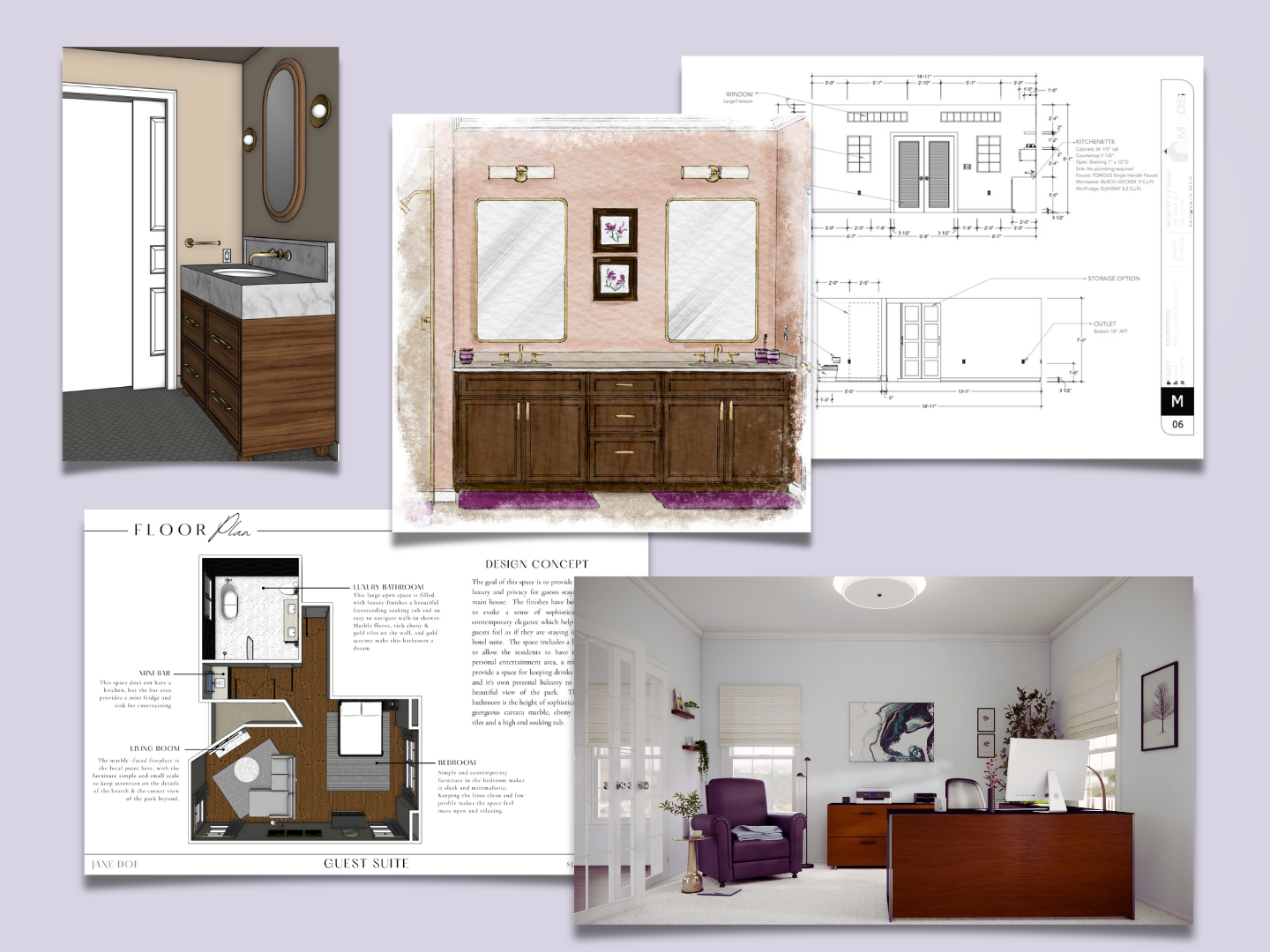 Final File Formats that can be produced for Interior Designers