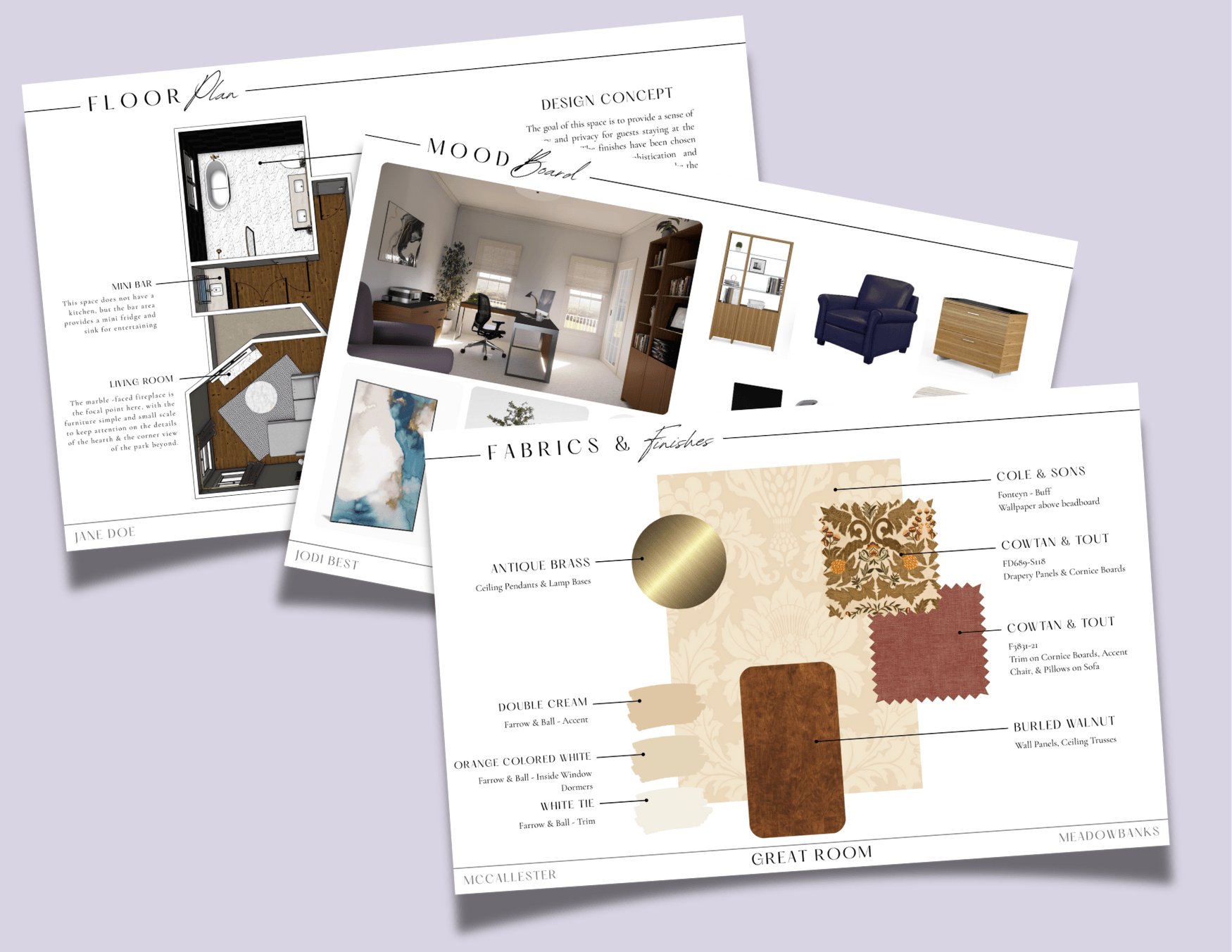 Canva Templates for Interior Design Presentations