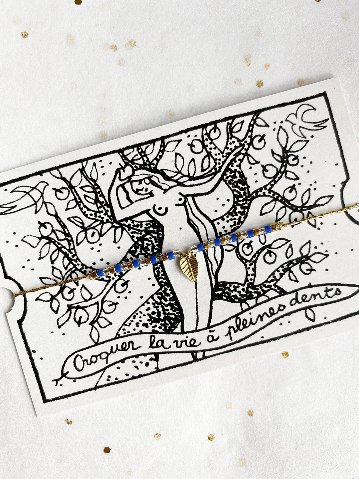 Bracelet à souhaits Croquer la vie