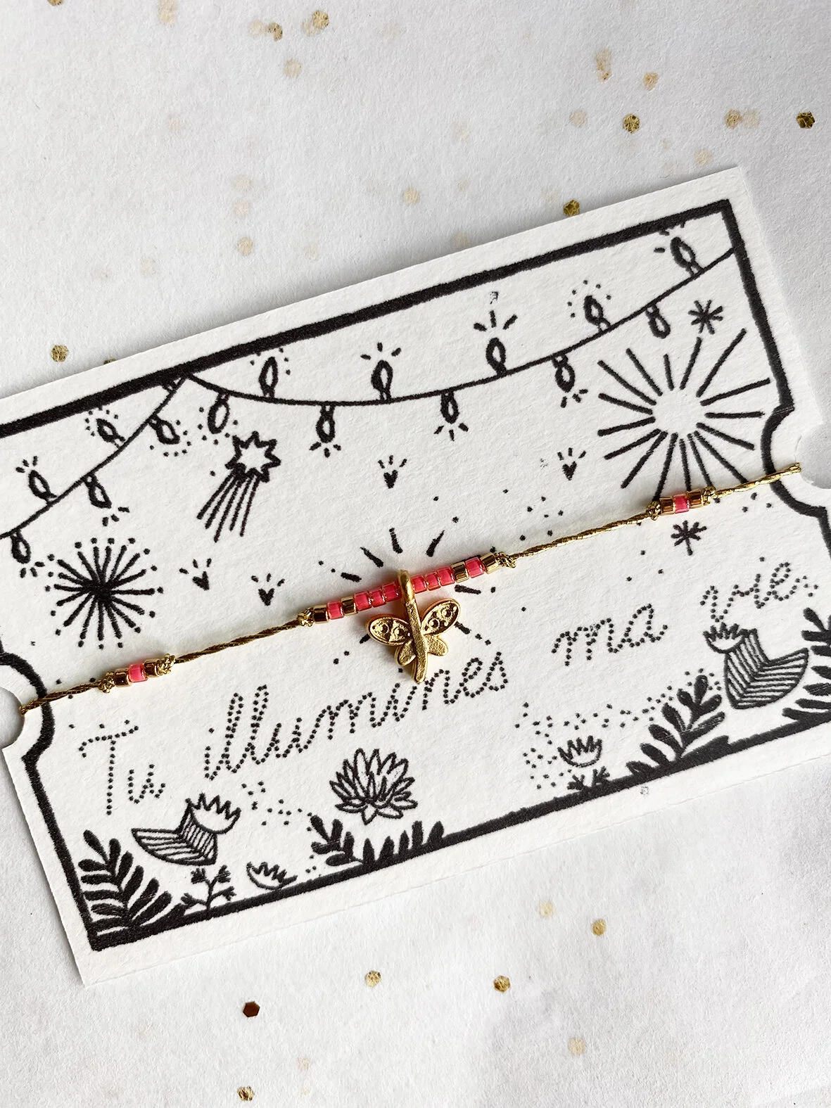 Bracelet à souhaits Tu illumines