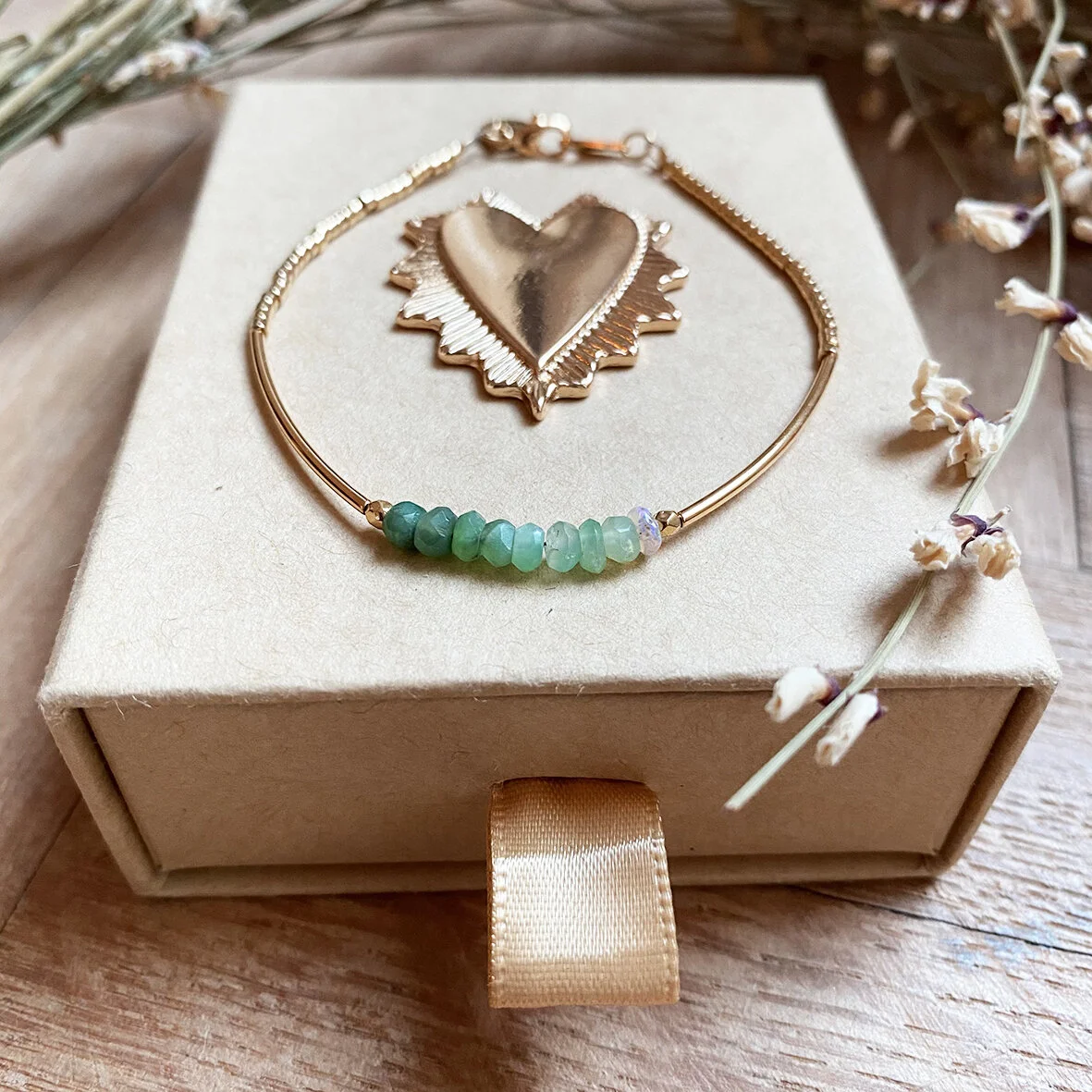 Bracelet Les Précieuses - Chrysoprase