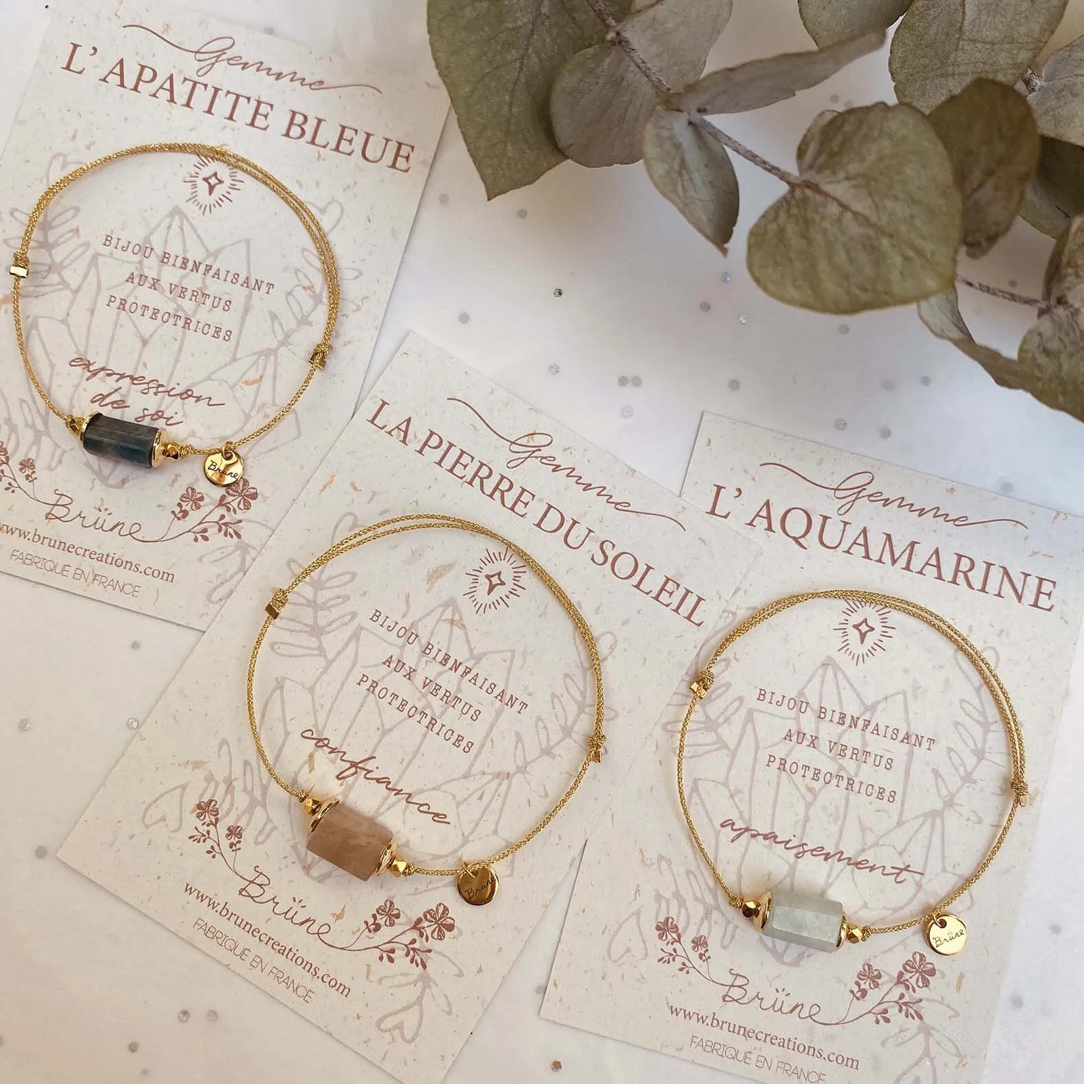 Bracelet Bienfaisant J'aime les Gemmes