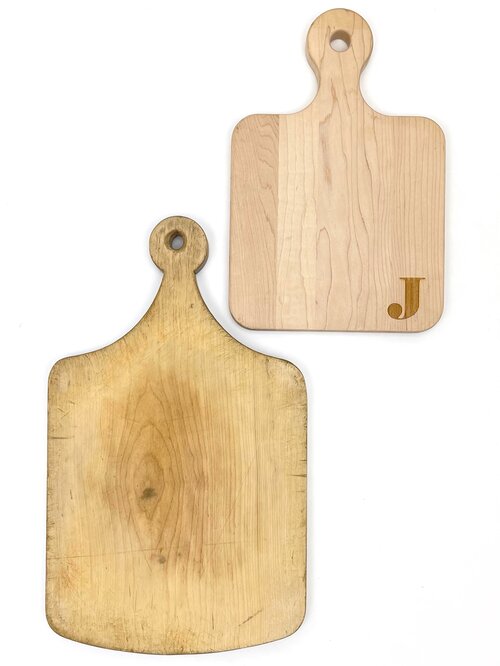 Whitewashed cutting boards with handles 3 — Plate & Patina
