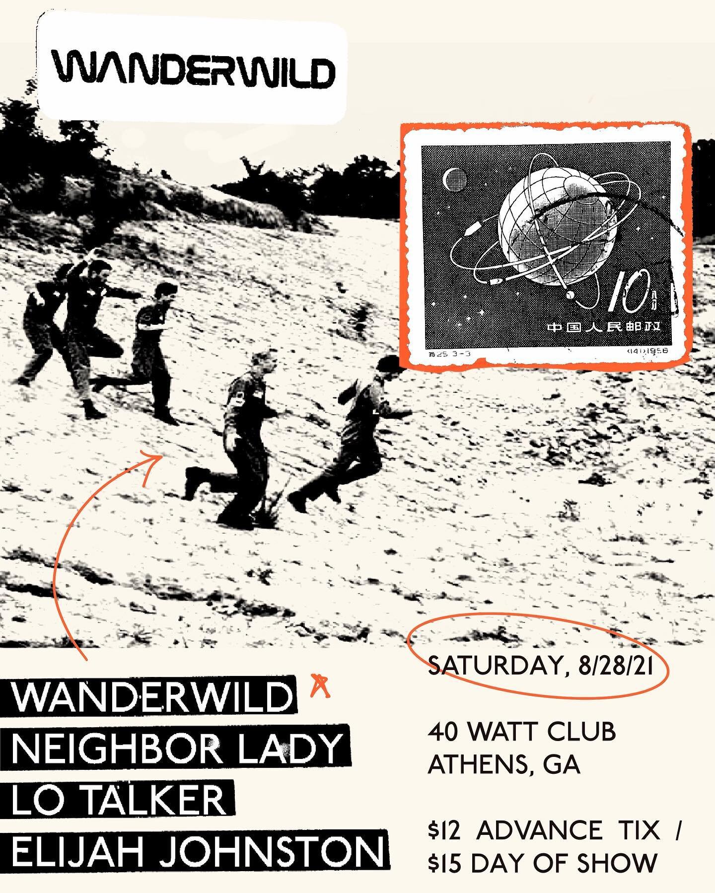 Wooowzaaa! Look at &lsquo;er in all of its glory, y&rsquo;all! August 28th at @40wattathens with professional rippers @wanderwildmusic @neighbor_lady and @elijahmjohnston 
 
Let&rsquo;s do it.