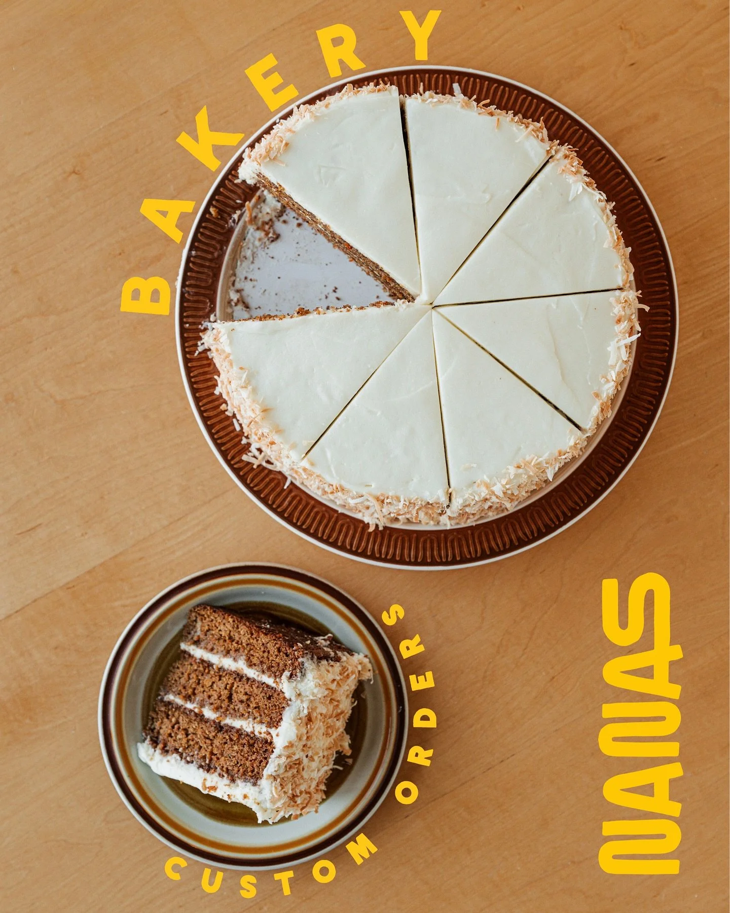 Both Nana&rsquo;s locations are now accepting BAKERY ORDERS! 🎂

How do you get your hands on these scrumptious delights? Head on over to your local Nana&rsquo;s and fill out our bakery order sheet (oh yes, it&rsquo;s very official business) 

Order 