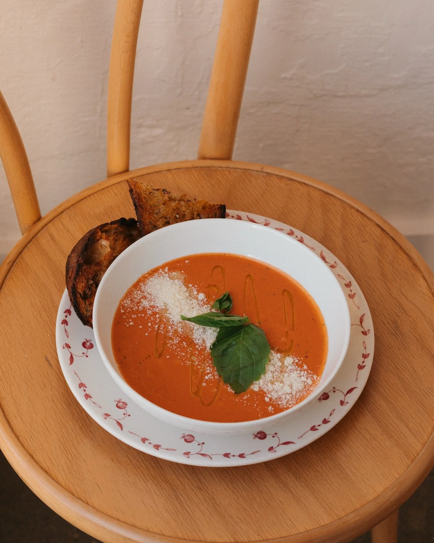 Unfortunately it&rsquo;s still brrr out there 🥶 fortunately for YOU, we&rsquo;ve still got our tasty creamy tomato soup on the menu, topped with good olive oil, fresh basil, and grana padano &hellip; as well as a special @moromishoyu miso ramen not 