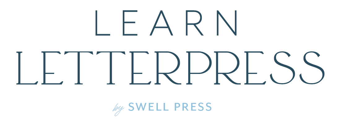 Learn Letterpress by Britt Rohr