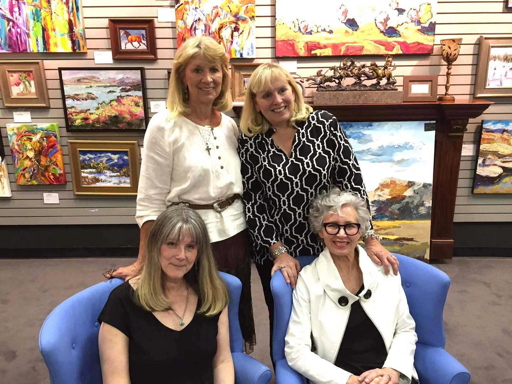 dutch art gallery texas artists debbie, kay, laurie, and sharon