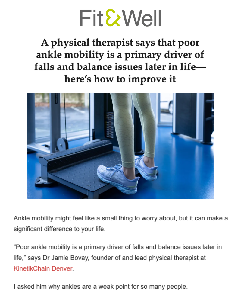 Fit & Well | Dr. Jamie Bovay, KinetikChain