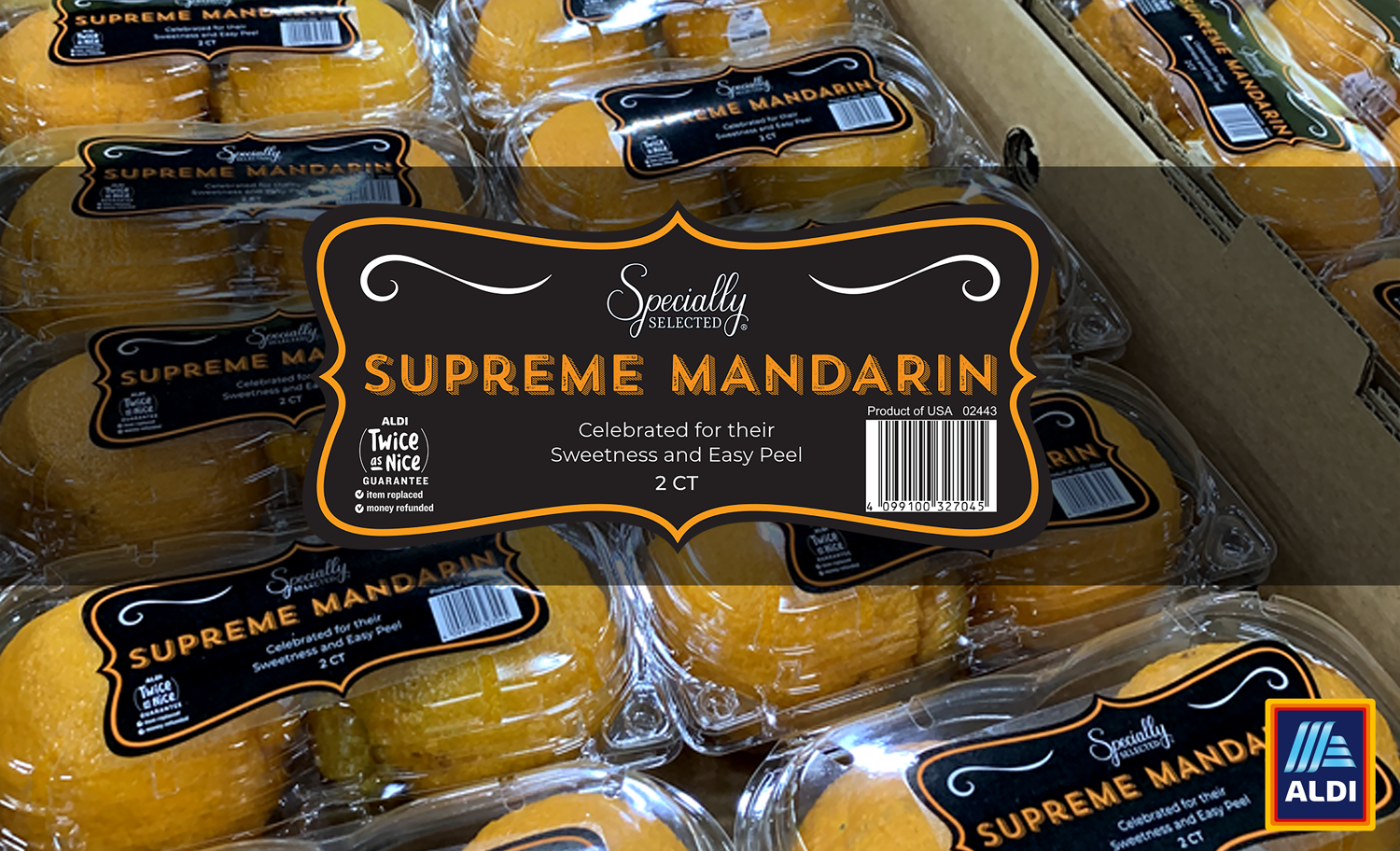 Label design for Specially Selected brand for Aldi.