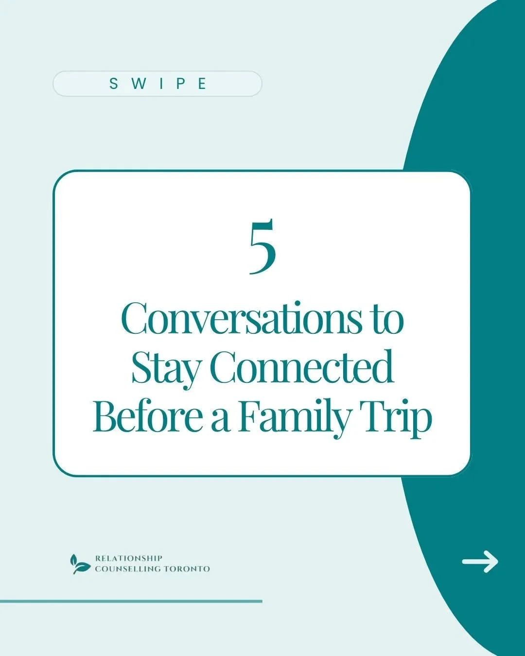 Heading into a summer trip with extended family? Here are some conversation starters to help you and your partner get on the same page before you go! ❤️
Which of these conversations do you think is most important? Let me know in the comments! 👇
▪︎