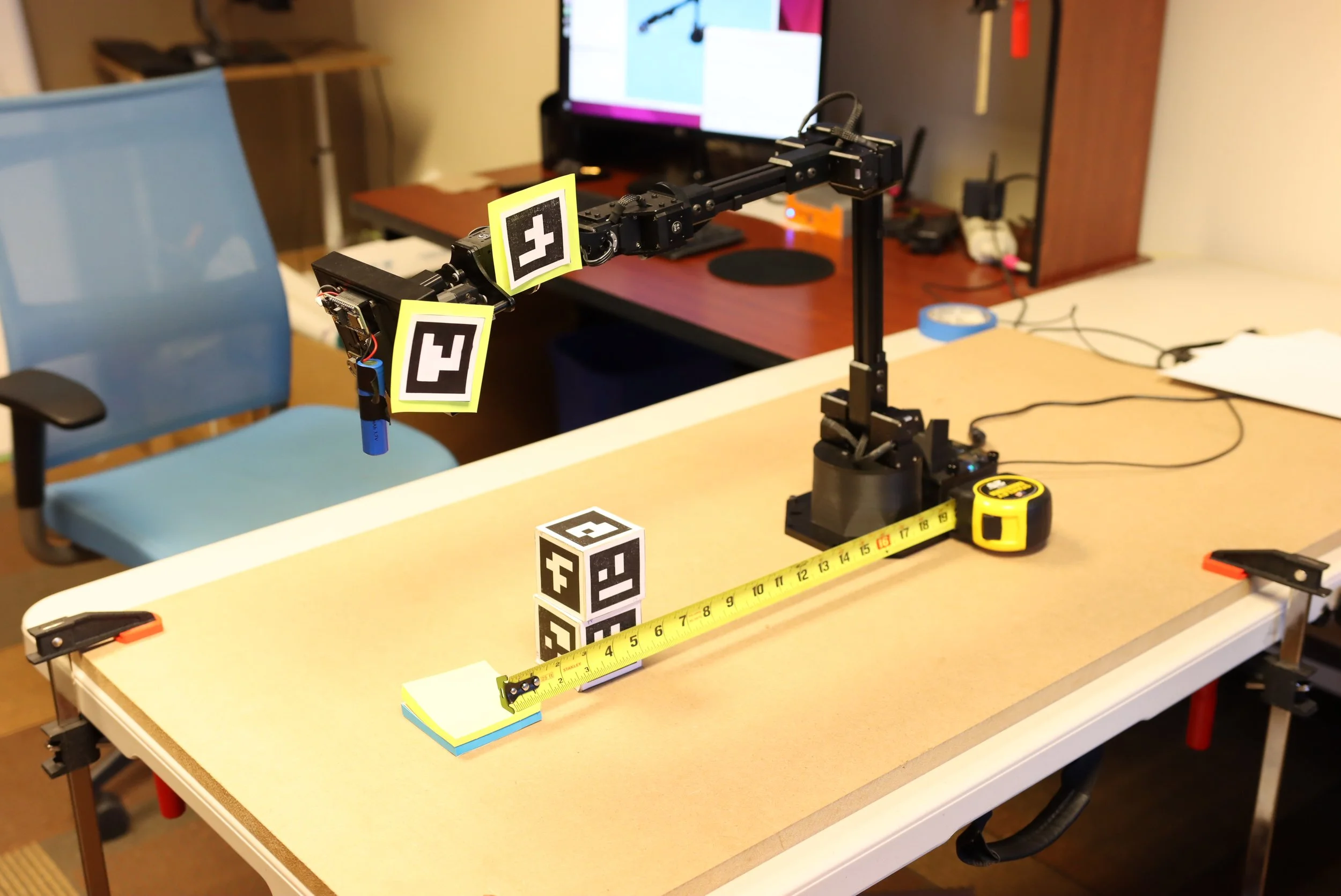 ArUco Marker Robotic Motion Simulator