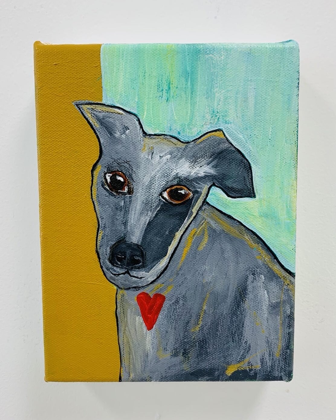 &ldquo;Unconditional&rdquo;
Acrylic on Canvas 
6&rdquo; x 8&rdquo; x 1.5&rdquo;
$95

20% of sales donated to Animals Asia.  AnimalsAsia.org

#pittielove #pitbulllove #pittieart #dogart #doglove #bullybreedlove