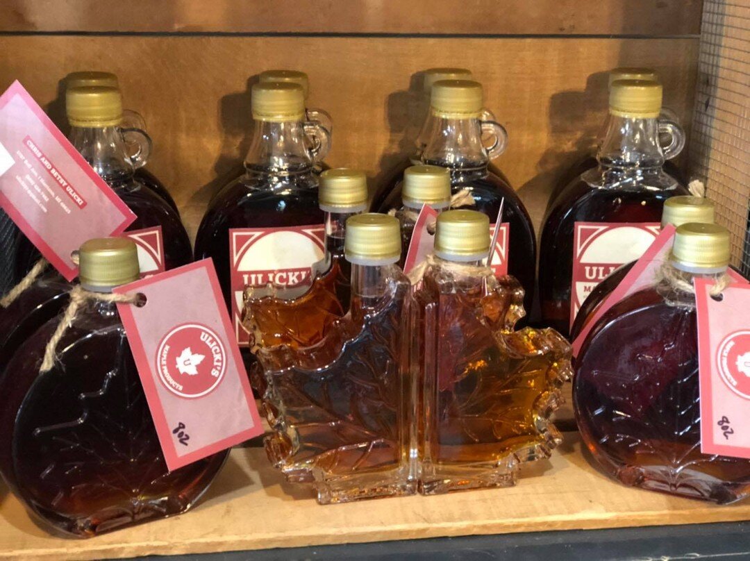 We got a new shipment of Ulicki&rsquo;s Maple Syrup in!!