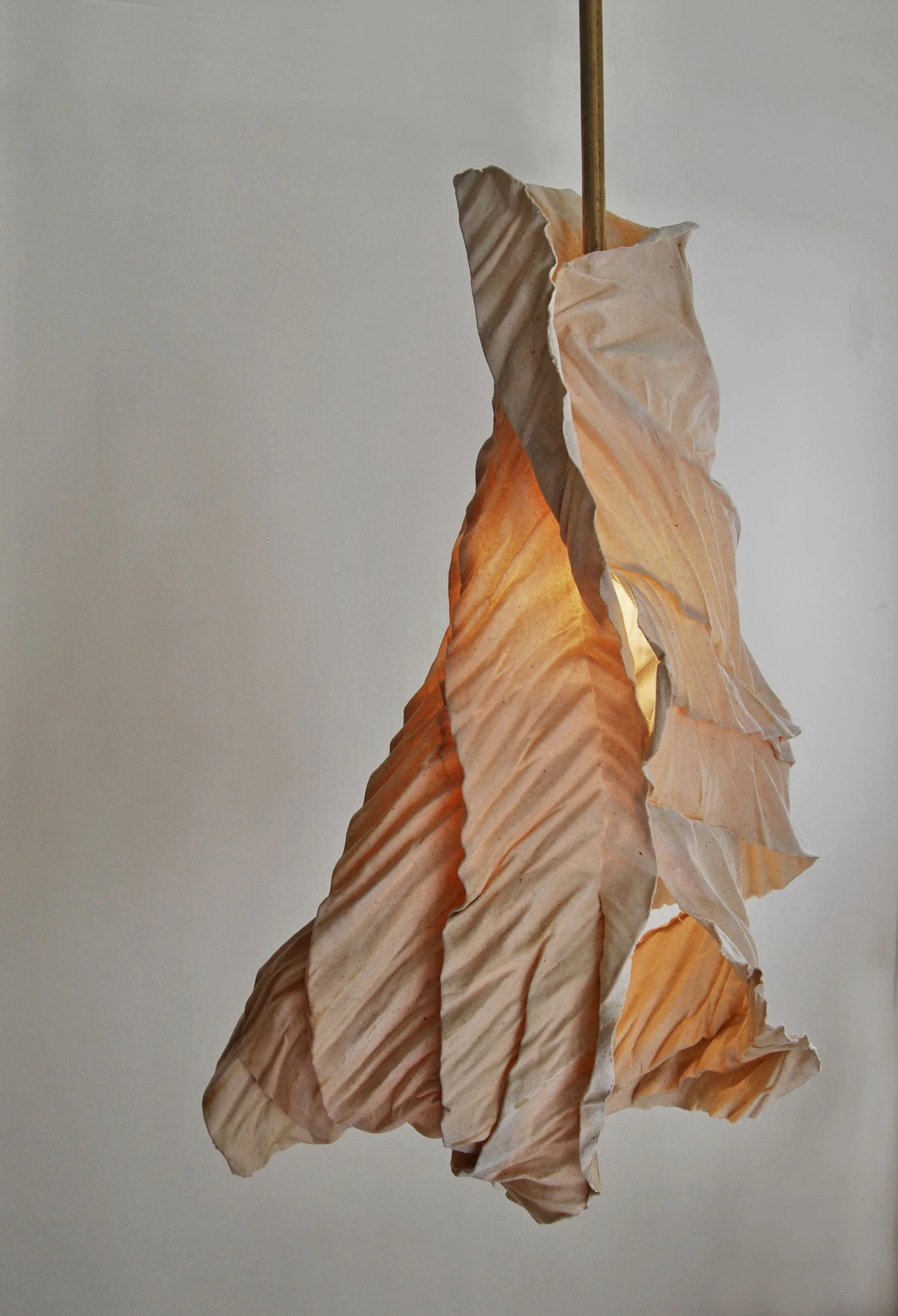 Shell Castle 2024 cotton canvas, sculpting medium, rust 22%22x13%22x8%22 01.JPG