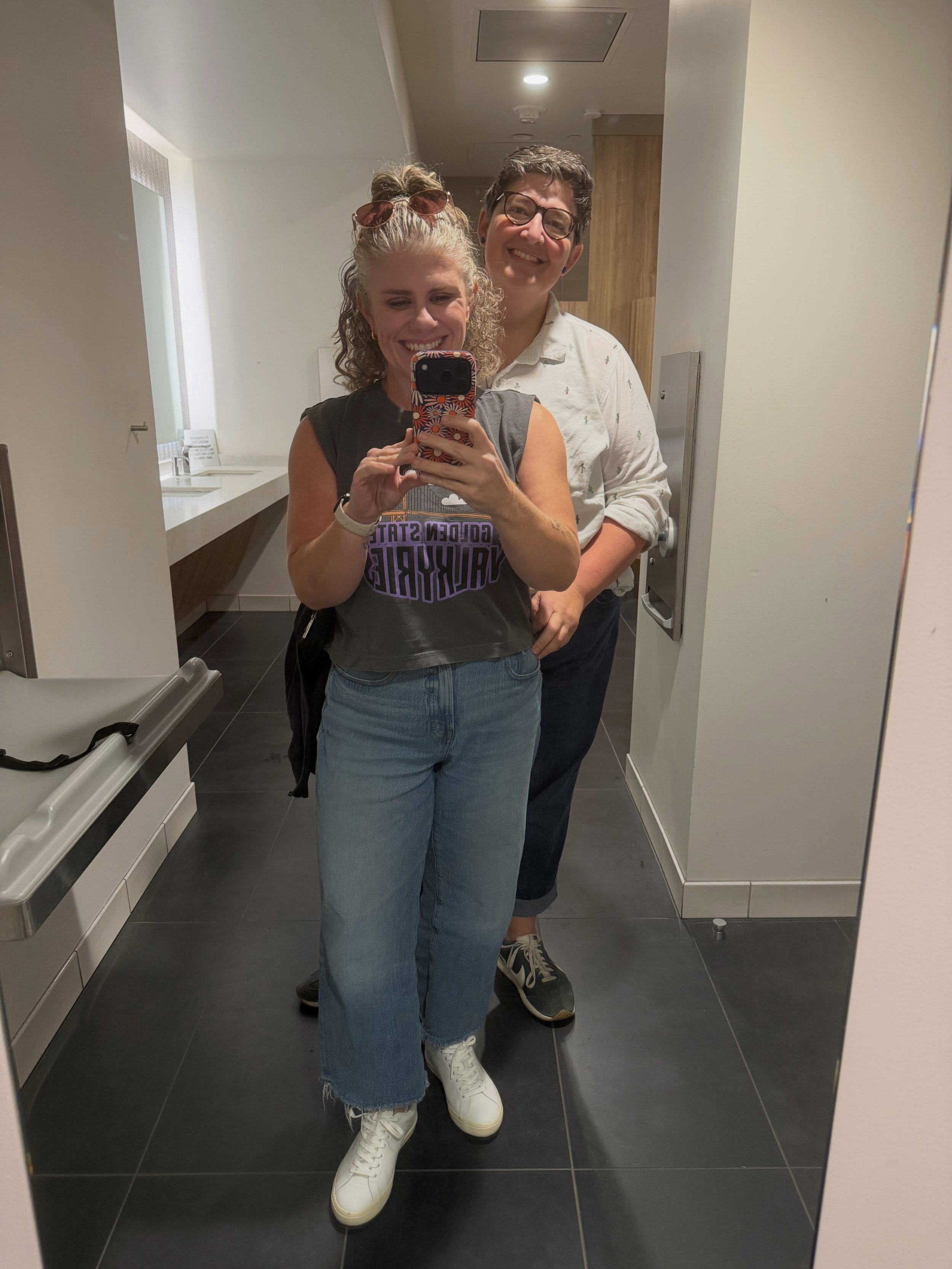 Other bits of summer &hearts;️

Date night at the Valkyries game 

Performed in Mortified 

Coffee dates with my cute wife 

Visited my grandparents &amp; cousin &mdash; always so grateful &hearts;️

Wagafa! I love her. 

Our crepe myrtle is one of t