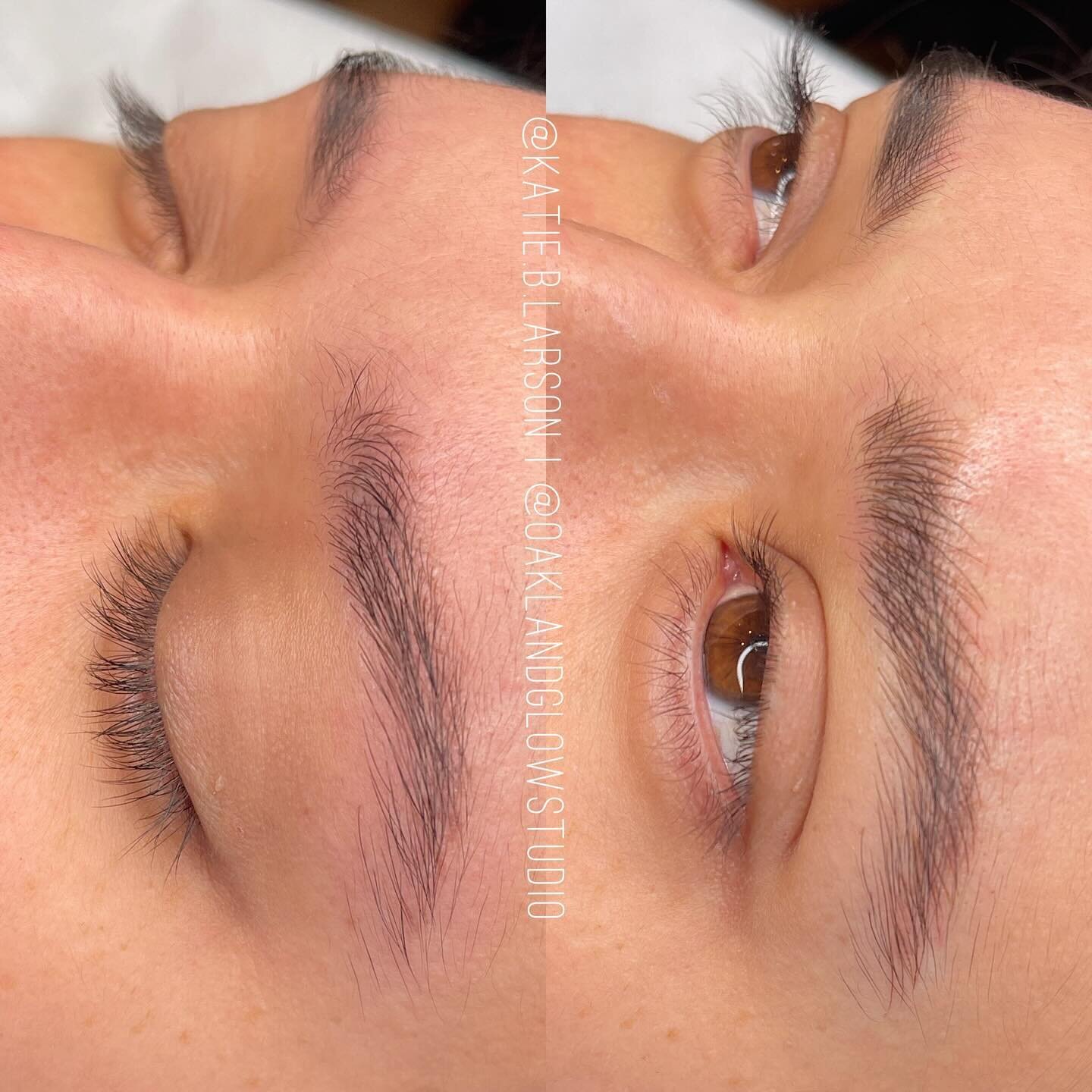 BEFORE + AFTER 
Swipe 👉🏼 for another view, which is your fav? I can never decide what angle I love more 🤤 

This was an &ldquo;annual&rdquo; microblading refresh, previous work by me ✨ As you can see her tattoo faded out beautifully, no residual p