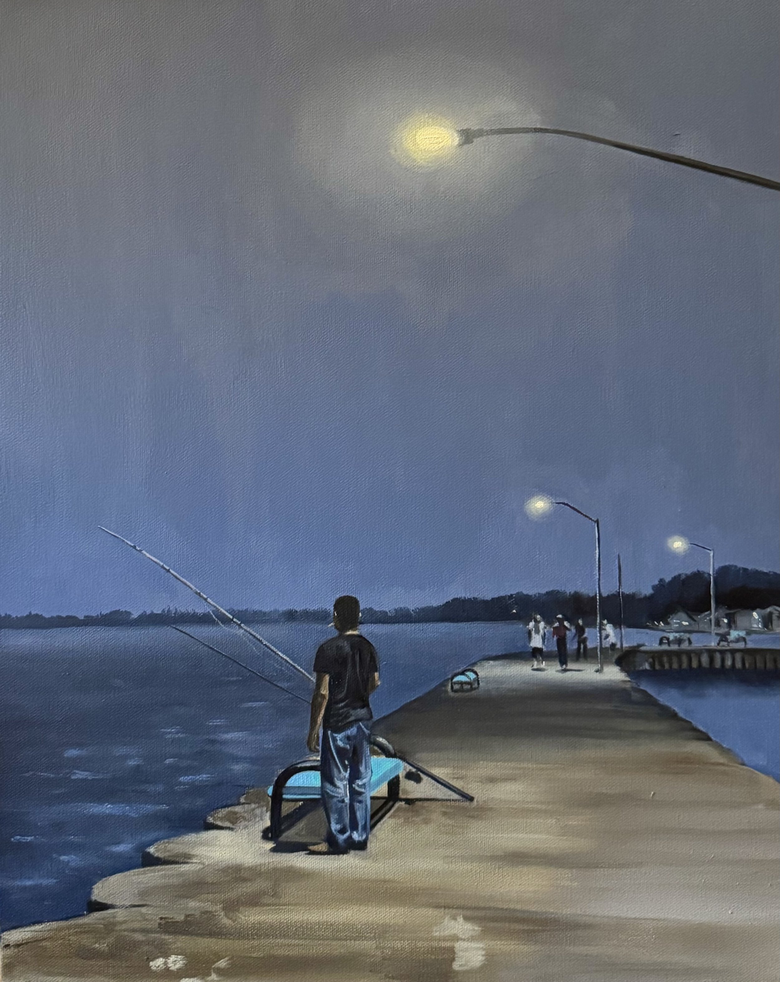 "Night Fishing, Luna Pier"